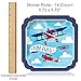 Big Dot of Happiness Taking Flight - Airplane - Vintage Plane Baby Shower or Birthday Party Tableware Plates and Napkins - Bundle for 16