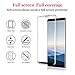 Samsung Galaxy Note 8 Screen Protector, Bersem Tempered Glass Anti-scratch, Bubble Free and Case Friendly, 3D Curved Edge,[ Full Coverage and Wider View], Screen Protector for Note 8(1 Pack Black)