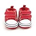 Itaar Baby Canvas Sneaker Infant Toddler Dual Strap Trainer Anti-Skid Rubber Sole Prewalker Shoes for indoor outdoor walking