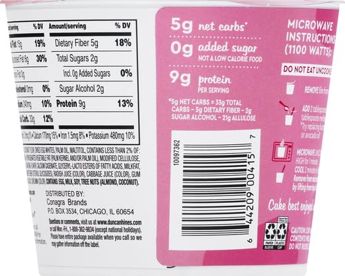 DUNCAN HINES KETO FRIENDLY CAKE CUPS BIRTHDAY CAKE MIX, 2.1 OZ