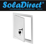 SolaDirect 500x600 mm White Metal Access Panel with Lock Inspection Door view 2