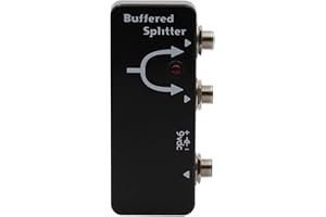 Output Buffer Splitter Guitar Signals Boosters Splitter for Guitar Pedalboards Maintains Pristines Tone Amps Setups Buffer Ou