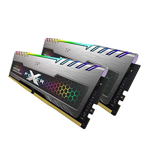 Silicon Power 16GB (8GBx2) XPOWER RGB Turbine Gaming DDR4 3200MHz (PC4 25600) 288-pin CL16 1.35V UDIMM Desktop Memory Module - Low Voltage (SP016GXLZU320BDB) Silicon Power 16GB (8GBx2) XPOWER RGB Turbine Gaming DDR4 3200MHz (PC4 25600) 288-pin CL16 1.35V UDIMM Desktop Memory Module - Low Voltage (SP016GXLZU320BDB)