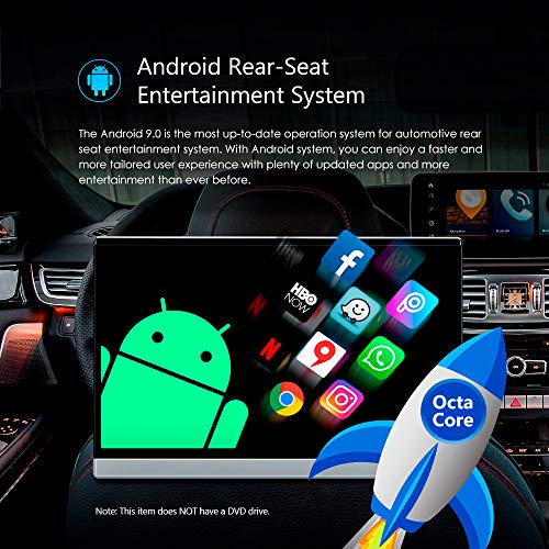 XTRONS 12.5 Inch Android Car Headrest Touch Screen Portable Video