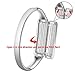 EloBeth Compatible with Fitbit Flex 2 Bands Fashion, Silver-Small, Size No Size