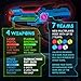 Laser Tag Guns Set – 4 Pack Multiplayer Laser Tag Gun, No Vest Needed – Indoor & Outdoor Group Fun – Safe Infrared Lazer Toy Blasters for Kids with Vibrations, Sound Effects, Lights by ThrillZone