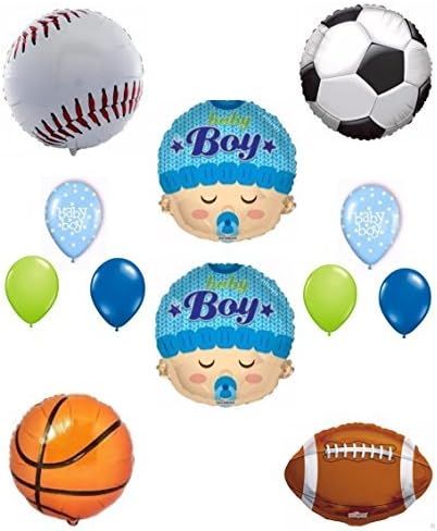 Party Supplies Its A Boy Baby Shower Sports Theme Balloon Decoration Kit