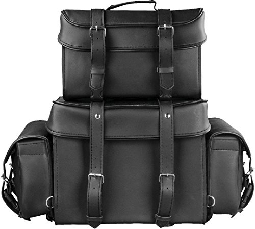 Milwaukee Performance SH65001 Black Large Four Piece PVC Touring Pack with Barrel Bag