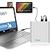 Lizone Extra Pro 26000mAh External Battery Charger for Apple MacBook Pro Air...HP and Lenovo...USB Power Bank Charger for Apple iPad iPhone; Samsung MOTO LG HTC... Aluminum UniBody Silver 26000mAh