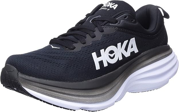 Amazon.com | HOKA Women's, Bondi 8 Running Sneakers (Black