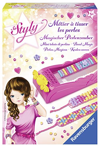 Ravensburger 18399 Magischer Perlenzauber - Traumhafte Armbänder aus schillernden Perlen basteln. Kreatives Bastelset für Kinder ab 5 Jahren