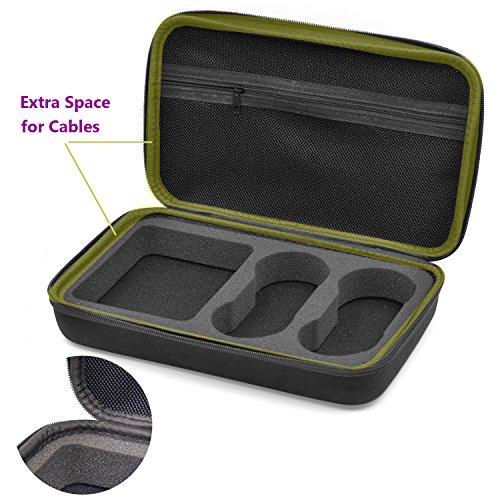 image for PLUXL 2 10ft Extension Cable and Hard Carrying Case for Super NES Clas