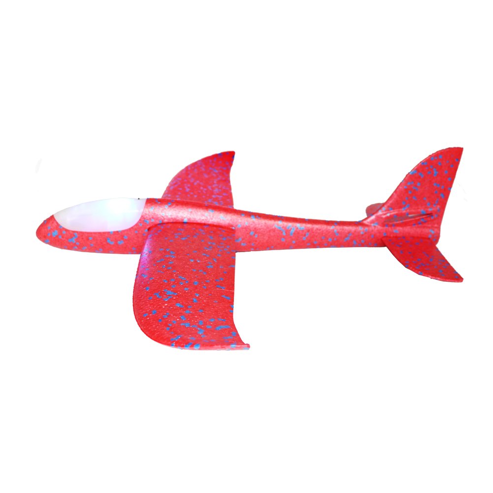Environmental EPP Foam Glider Airplane With LED Light Night Flight Head