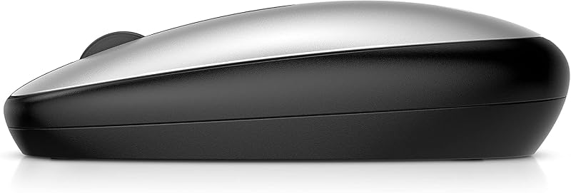 Rato sem fios Empire 240 (sensor ótico de 1600 dpi, Bluetooth 5.1, 3 botões, roda de scroll, design ambidestro elegante, Windows 11, macOS, Chrome OS) prateado