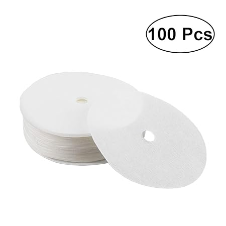 BESTONZON 100 Stück 60 mm Runder Kaffeefilter Papier Espresso-Papierfilter für Vietnam Kaffeetropfer Kaffee-Werkzeuge