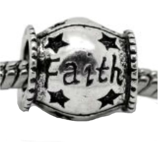 European Sister Charm Spacer Bead - Fits Pandora, Chamilia Snake Chain Bracelets, Zinc Alloy - View #5