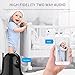 KEEKOON HD 1080P Wireless IP Camera WiFi Baby Pet Monitor Built In Microphone Pan/Tilt/Zoom Home Security Surveillance Camera Support 64 GB SD Card HD Night Vision Two-Way Audio (Black)
