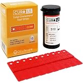 CURO L5 Blood Cholesterol Test Strips Includes Total Cholesterol Test Strips 10 ea (Device NOT Included)