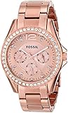 Fossil Quartz Rosegold Gem Dial Rosegold Band - Women's Watch ES2811