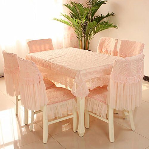 Country style liuxinghuayuan pink check lace chair back cover and cushion cover