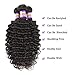 Brazilian Virgin Kinky Curly Human Hair Bundles Extensions 3 Bundles 100% Unprocessed Curly Weave Natural Color(14