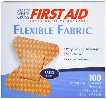 Adhesive Bandages Flexible Small Fingertip 1 3/4" x 2" - MS25550 (200)
