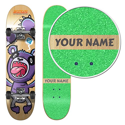 Personalized SkateXS Beginner Panda Street Kids Skateboard