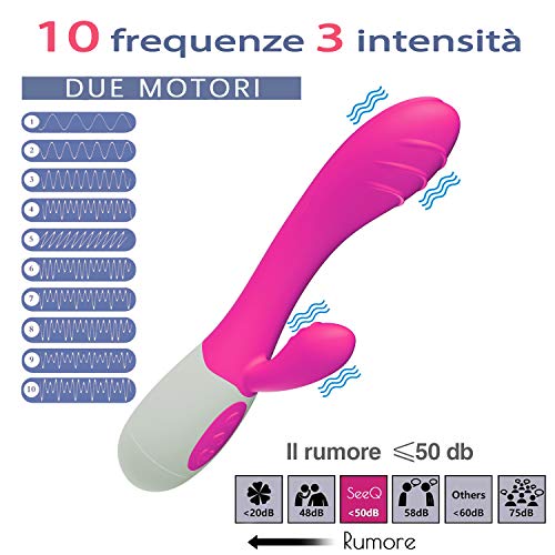 Vibratorepunto-Sessuali-Donna-Punto-G-Vibratori-Squirting-Sesso-Realistico-Succhia-Anale-Clitoride-Vibratore-ovetto-Vibrante-Stimolatore-per-Donna-100-Imprmabil