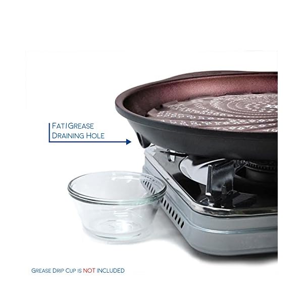 TECHEF Stovetop Indoor Korean BBQ Nonstick Grill Pan with, PFOAFree