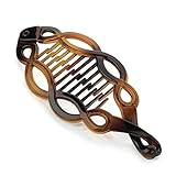 14cm Platted Effect Hinged Banana Clip Comb Clamp Slide in tortoiseshell