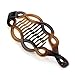 14cm Platted Effect Hinged Banana Clip Comb Clamp Slide in tortoiseshell
