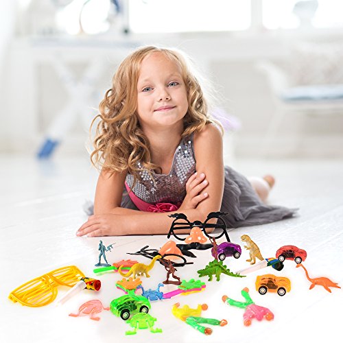 Geekper 120 Pack Party Favors Toy Assortment for Kids School Classroom Rewards Carnival Prizes Thanksgiving Christmas Birthday Party Accessories