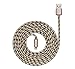 Lampa 3 Pack 3ft 6ft 10ft Nylon Braided USB to Lightning Cable for iPhone iPad and iPod