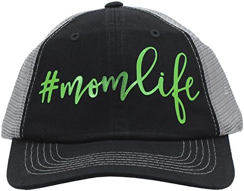 Glitter Foil Green #momlife # MomLife Mom Life Trucker Style baseball Cap Hat Rocks any Outfit