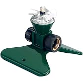 Orbit 58333 Lawn &amp; Garden Cyclone II Tandem Base Rotating Sprinkler