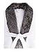 Unisex Luxury Pocketed Velvet Fleece Bathrobe with Faux Fur Trim