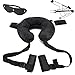 Fetish BDSM Bed Bondage Restraint System Kit For Couples Sex - Adjustable Straps Soft Pillow Wrist And Ankle Cuffs With Blindfold