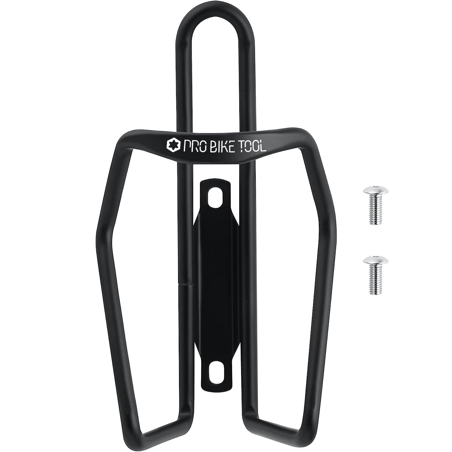 PRO BIKE TOOL Bike Water Bottle Holder, Lightweight, Strong Aluminum Bicycle Water Bottle Cage in a Modern Tubular Design, Bike Bottle Holder for Road and Mountain Bikes (MTB) - Universal Bottle Cage