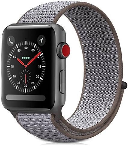 Compatible with Apple Watch Sport Loop Band 42mm/44mm, Lightweight Breathable Nylon Replacement Band for iwatch Watch Nike+, Series 4/3/21 Sport, Edition (Dark Olive, 42MM/44MM)