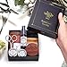 Beard Grooming Travel Kit – Beard Oil Cedarwood, Beard Brush, Beard Comb, Scissor, Beard Balm Wax Butter for Trimming Softening Shaping Conditioning Styling Gift Set by BFWood