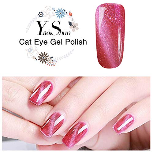YaoShun UV Gel Polish Set - Gel Nail Polish Kit Soak Off Nail Gel Gift Box, Gel Polish Manicure Kit 8ml Pure Color + Temperature Color Changing Gel + Magnetic Cat Eye Gel Polish #2 - Thumbnail 4