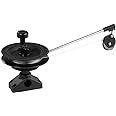 Scotty #1073DP Laketroller Manual Downrigger, Post Mount, Display Packed Black, Small