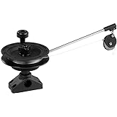 Scotty #1073DP Laketroller Manual Downrigger, Post Mount, Display Packed BLACK, Small