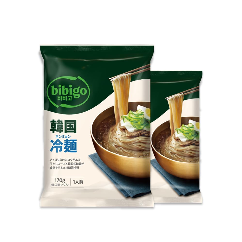 公式 bibigo ビビゴ 冷麺 ネンミョン 韓国冷麺 韓国食品 韓国グルメ 韓国 常温 (2個セット) の商品画像