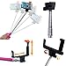 Adjustable Extendable Wireless Bluetooth Mobile Phone Remote Camera Shooting Shutter Monopod Handheld Self Portrait Selfie Stick for Iphone 4 4s, Iphone 5 5s 5c, Samsung S3 S4 S5,samsung Note 2 Note 3, HTC One M7 M8, Google Exus 4 5, Lg G2, Sony Xperia Z1 Z2 Compatible for Smart Phones with IOS 4.0 and Android 3.0 or Above System (Red-wireless Monopod)