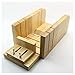 Peicees Adjustable Wood Soap Mold Loaf Cutter Mold with 2pcs Wavy & Straight Planer Cutting Tool Set
