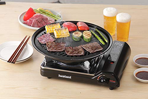 Iwatani Cassette Feu Butane VA-30 Camp Stove, one, BLACK