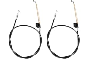 Komokeru Universal Recliner Cable Replacement - Sofa Couch Recliner Release Cables - Up 37.6 inch Exposed Cable with S Tip (4.92 in Length)