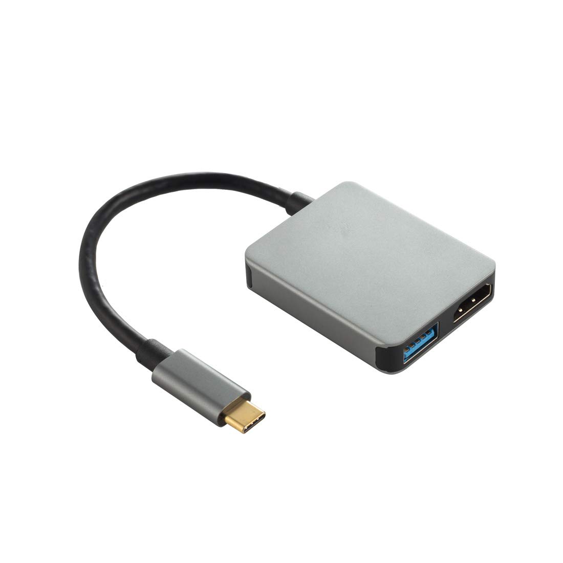 USB C to HDMI Adapter, USB Type-C (Thunderbolt 3) to 4K HDMI Converter with 100W PD and USB 3.0 Port for Switch OLED, MacBook Pro/Air, iPad Pro, Chromebook, XPS, Surface, Galaxy Phone, And More