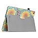 Fintie Folio Case for iPad 6th / 5th Generation (2018 2017 Model, 9.7 Inch), iPad Air 2 (9.7 Inch), iPad Air 1 (9.7 Inch) - [Corner Protection] Premium Vegan Leather Stand Cover, Summer Dahlia